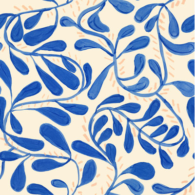 Susan Hable Floral Wallpaper Double Roll