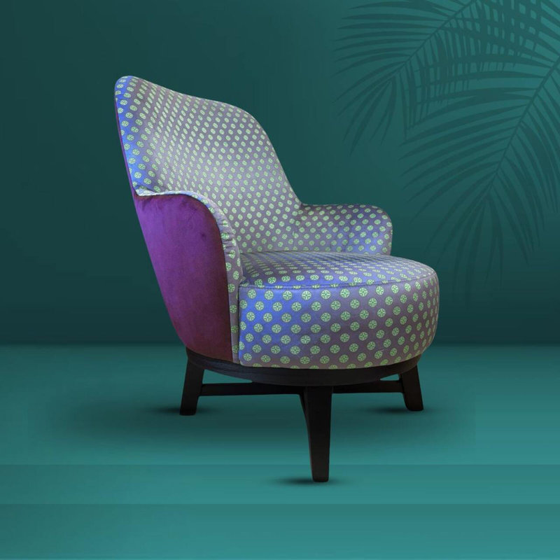 Bettyanne Velvet Lounge Chair