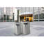 Poubelle 20 gallons en acier inoxydable Leafview