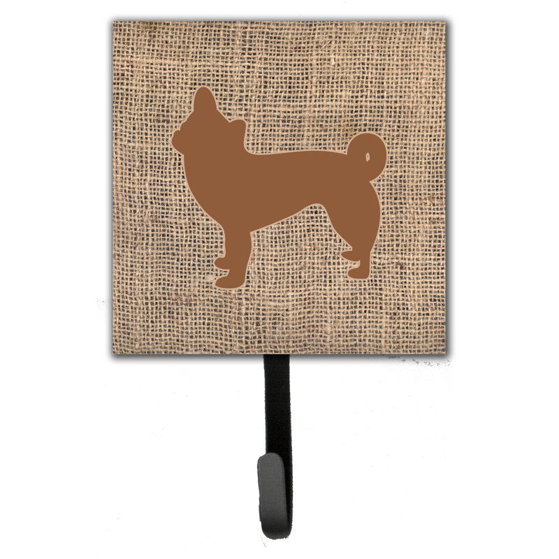 Porte-laisse chihuahua et crochet mural