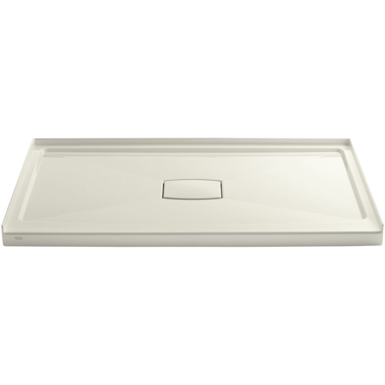 KOHLER Archer 60 in. x 60 in. Single Threshold Shower Base in Biscuit