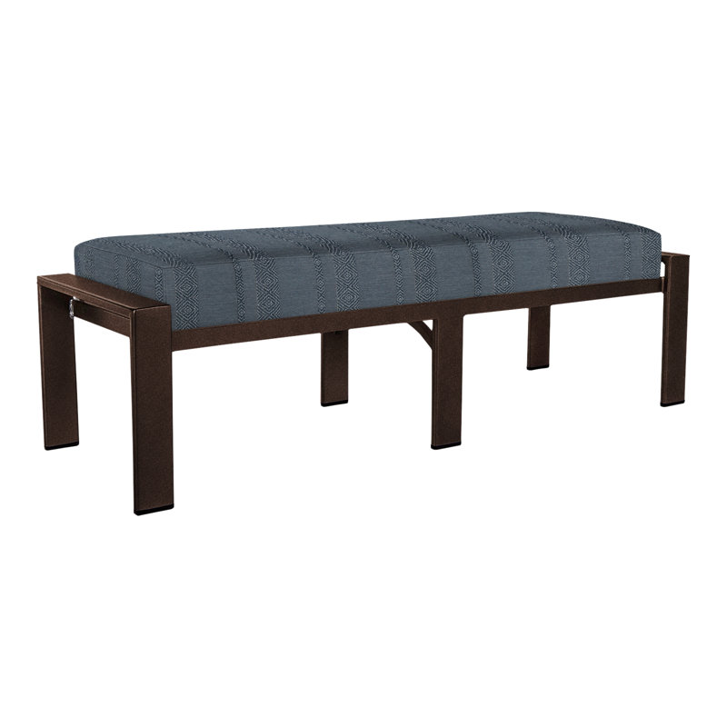 Studio Patio Bench, Copper Creek, Sash Denim