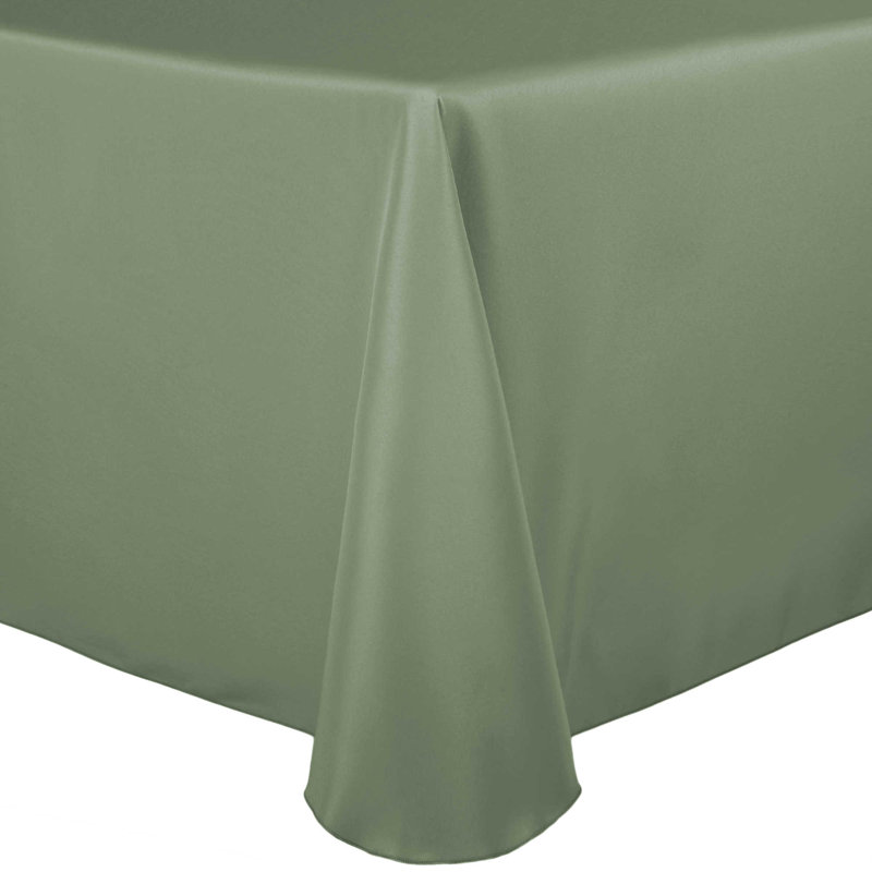 Solid Color Round Tablecloth, 1, 104" x 74", Seamist