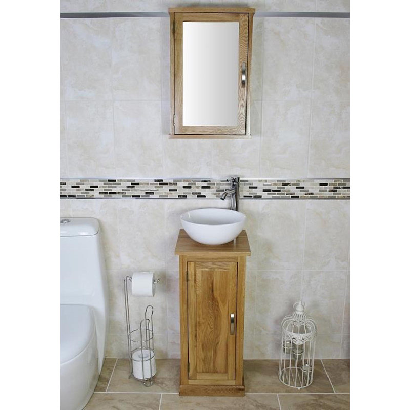 Courtright 350mm Single Bathroom Vanity with Vessel Ceramic Basin