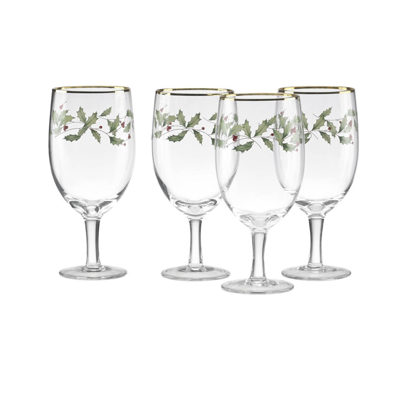 Holiday 14 oz. Glass Goblet