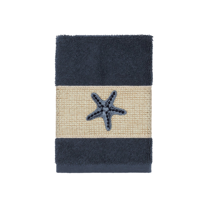 Lydia Midweight Washcloth, Midnight Blue