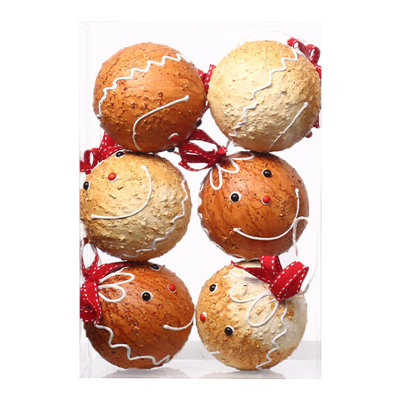 Pendentif arbre de Noël en forme de boules de Noël multicolores