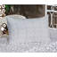 Drap-housse à imprimé pattes Ambesonne, taupe pâle et blanc-106791094