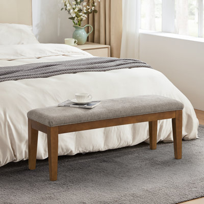 Isaura Polyester Upholstered Bench