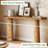 63-inch Solid Wood Console Table, Long Farmhouse Entryway Table