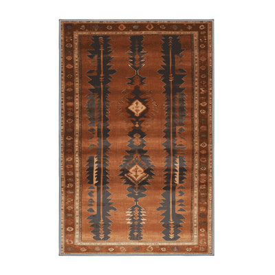Tapis brun lavable à la machine