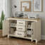 Limestone Wide 2 Door 3 Drawer Sideboard-584988483