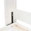 Lit escamotable double avec 2 tiroirs, beige