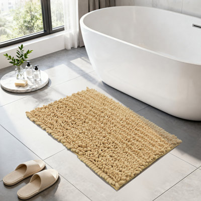 Ultra Plush Chenille Non-Slip Bath Rug