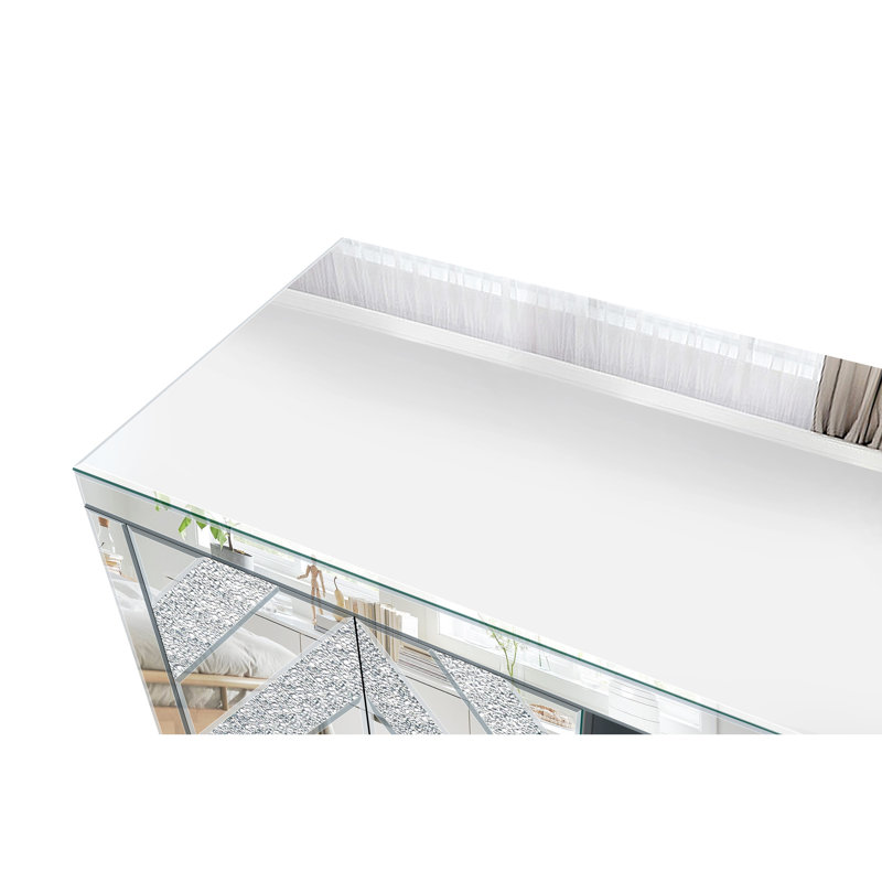 Console Sliver Mirvored Tv