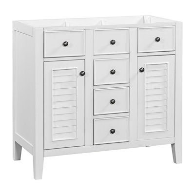 Base de meuble-lavabo simple 35 po seulement