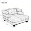 Oversized Chaise Lounge 52.4" Modern Comfy Lounger Chenille Upholstered Sofa Bed-1966491911