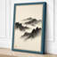 Mountains in Mist Japandi - Wrapped Canvas-175580946-175581160