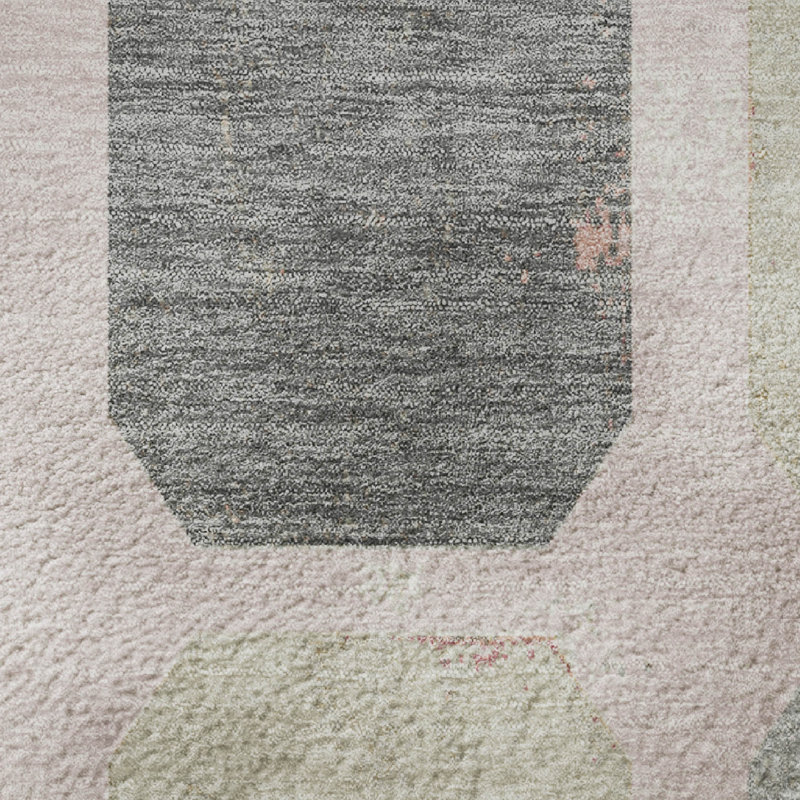 Premium Machine Washable Ralston AMF1950 Geometric Rug, Rectangle 10' x 14'