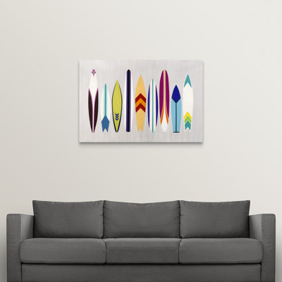 « surf on through », impression sur toile