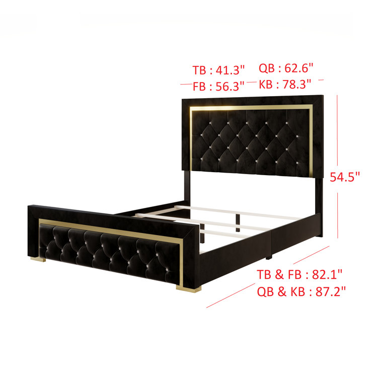 Crossett Upholstered Standard Bed