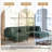 Seemab 5 - Piece Upholstered Hunter Green Corduroy Modular Sectional with Pillow Back and Removable Ottoman-1348314284-1357576013
