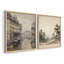 «Vintage Landscape», impression de giclée encadrée - ensemble de 2-787423707-787423685