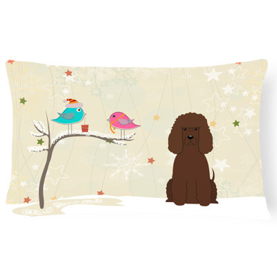 Coussin lombaire intérieur/extérieur neutre moderne christmas