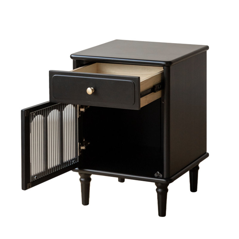 Ensemble de table de chevet 23 po H, Black