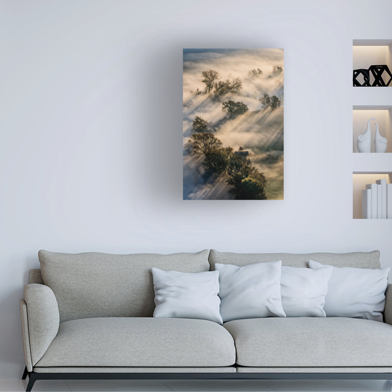 Roberto Marini Slalom Light Canvas Art, 32" H x 22" W
