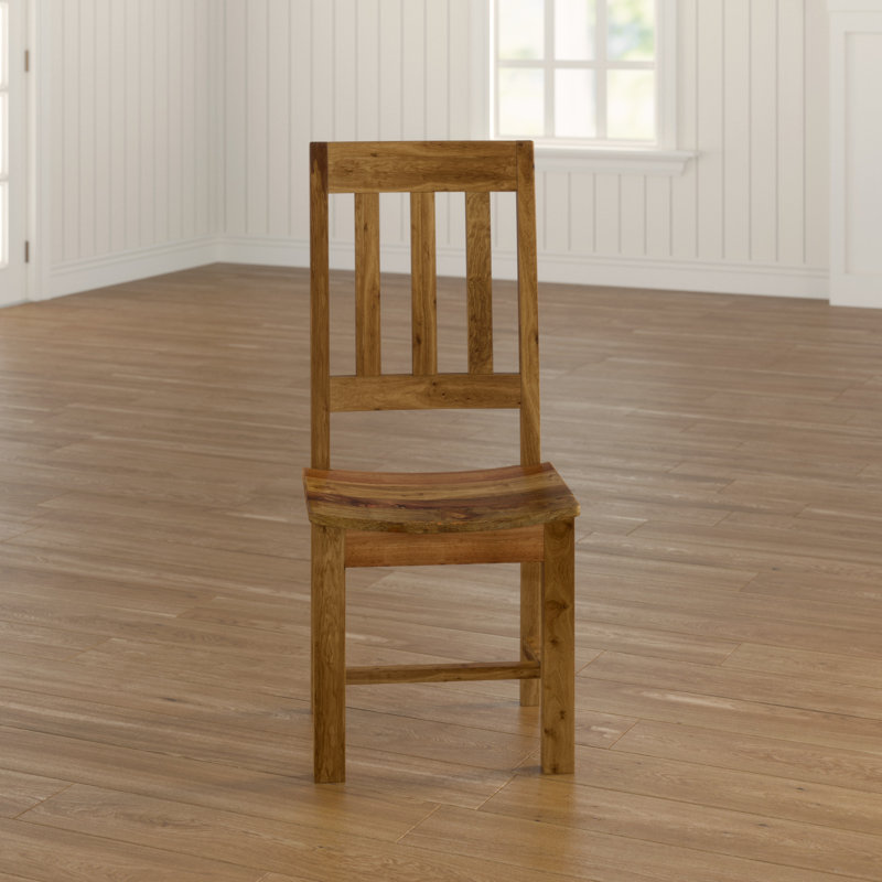 Chaise en bois massif Fyn