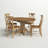 Orviston Extendable Solid Wood Solid Wood Top Pedestal Dining Set-1817511255