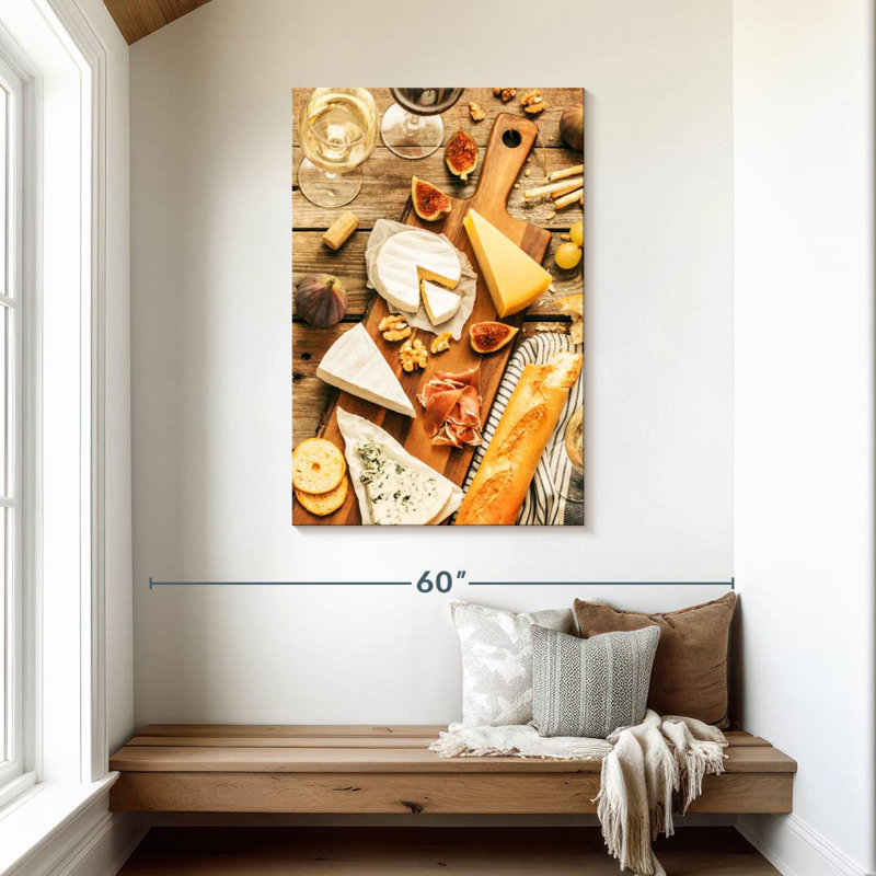 Yarlin Wine And Cheese Snacks, 45" H x 30" W