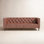 84" Genuine Leather Sofa