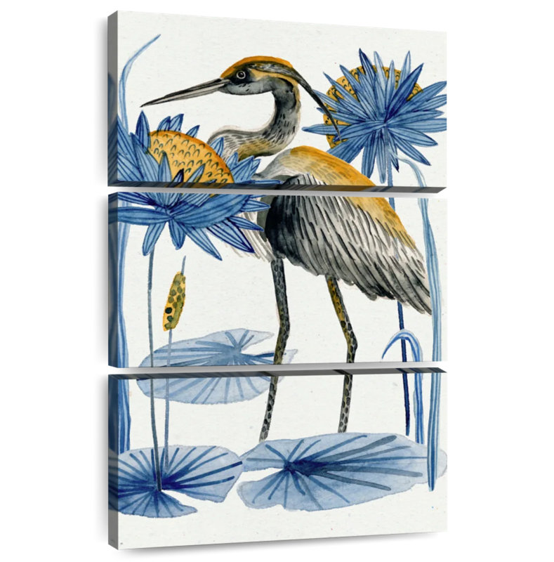 Heron Pond I, 50" H x 32" W