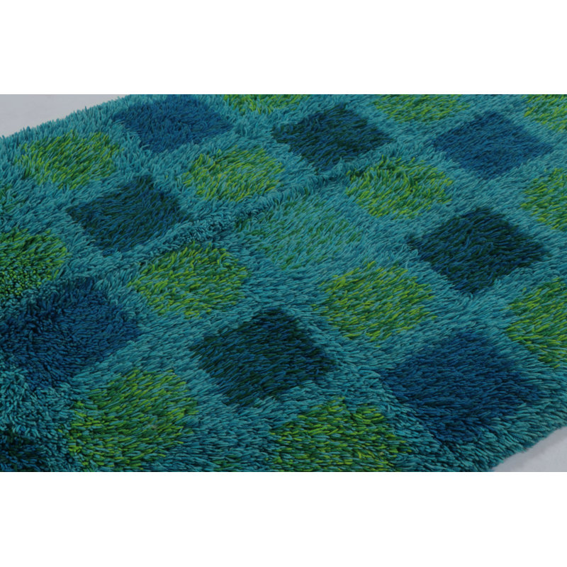 Scandinavian One-of-a-Kind 4'5x6'4 Hand Knotted Area Rug