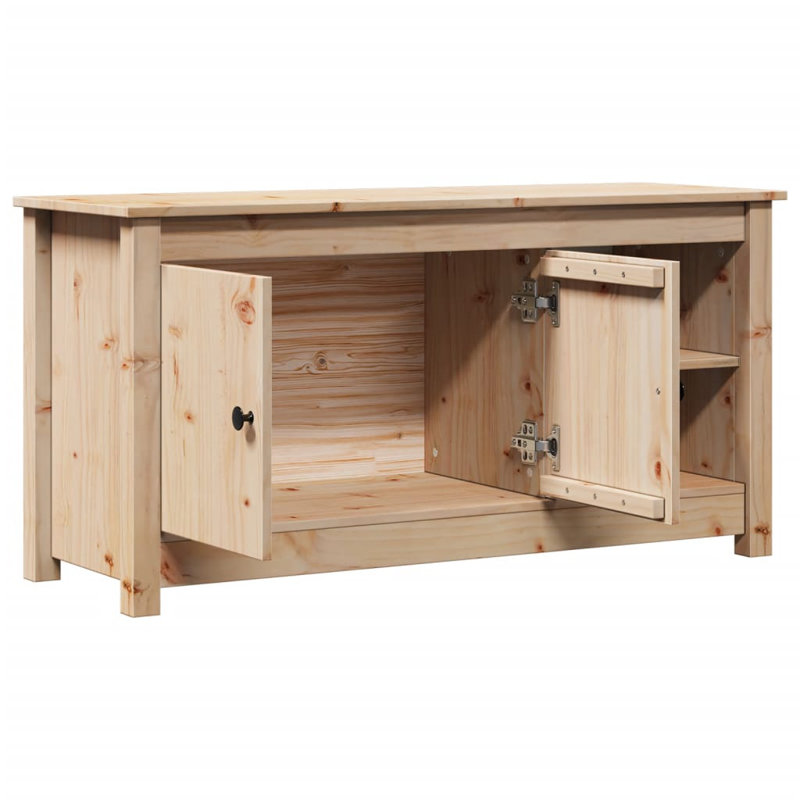 Unfinished TV Stand for TVs up to 40", Brown