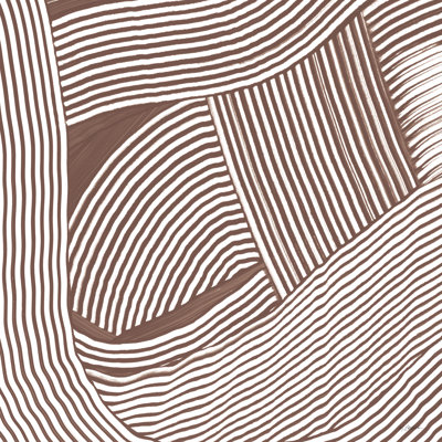 «Weaving III Brown» par Mike Schick - reproduction