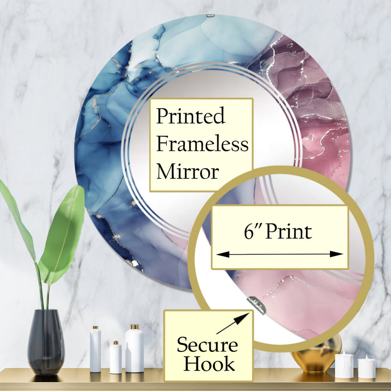 Miroir de salle de bain sans cadre, 32 po x 32 po