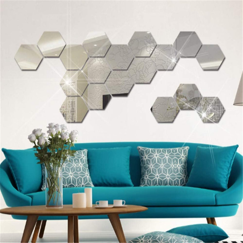 Hexagon Wall Mirror Set