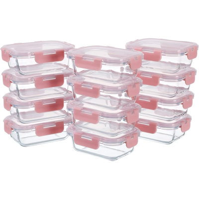 Darchell 12oz. Glass Food Storage Container