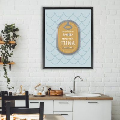 Cadre flottant Nautic Tuna Tin, design par Sandra Picco