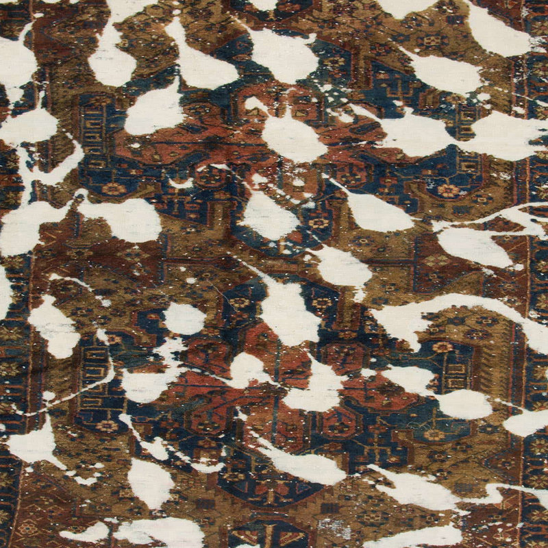 Skellytown Abstract Multi Area Rug, Square 8'