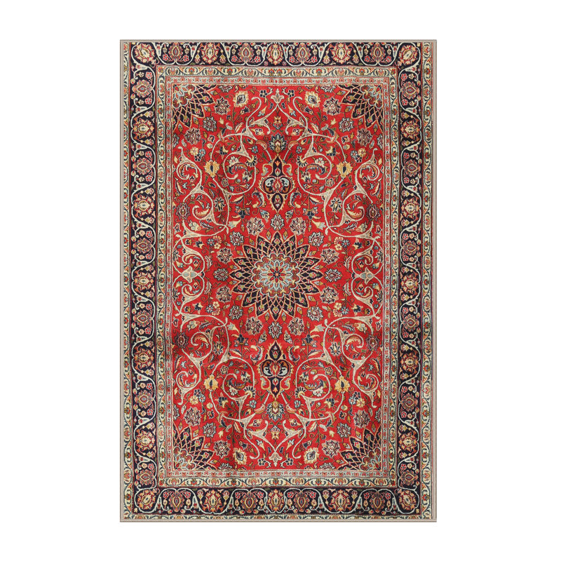 Tapis brun à motif oriental, Rectangle 5 pi x 7 pi