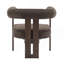 Chaise d'appoint moderne rembourrée avec accoudoirs ronds-618503553