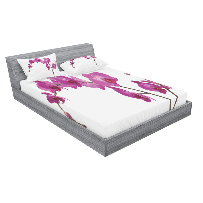 Ensemble de draps floral, Taies d'oreiller pour grand lit