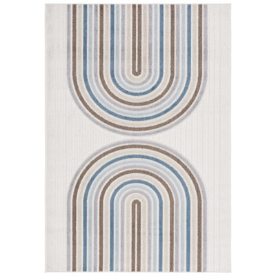 Tapis à motif géométrique Jhoana Performance