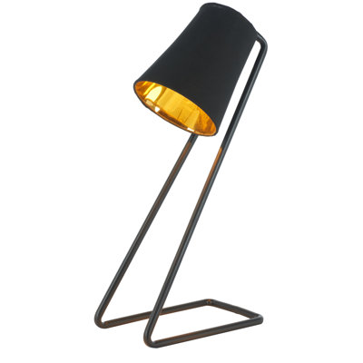 Lampe de table noire 20 po Fetush