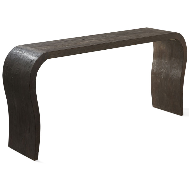 Jixi 160cm Solid Wood Console Table, Brown