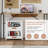 2 Pack Stackable Plastic Storage Drawers With Lid And Wheels, Foldable Front Open Closet Organizer Bins With Clear Window, Clear Closet Storage Box Rolling Storage Tower For Bedroom, Under Bed, Office, Pantry-2046575-2046563
